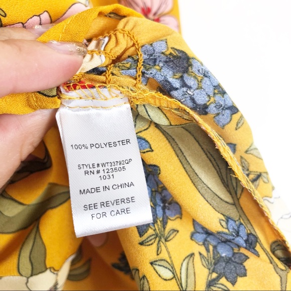 🌴New Heart Hips blouse flower size L - Picture 3 of 3